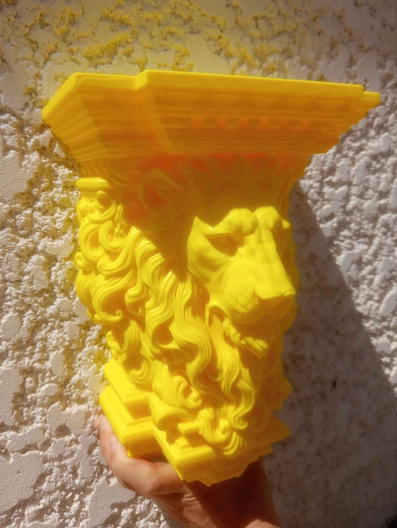 Leeuwenkop gele kleur 25 cm 💛 – photo 2